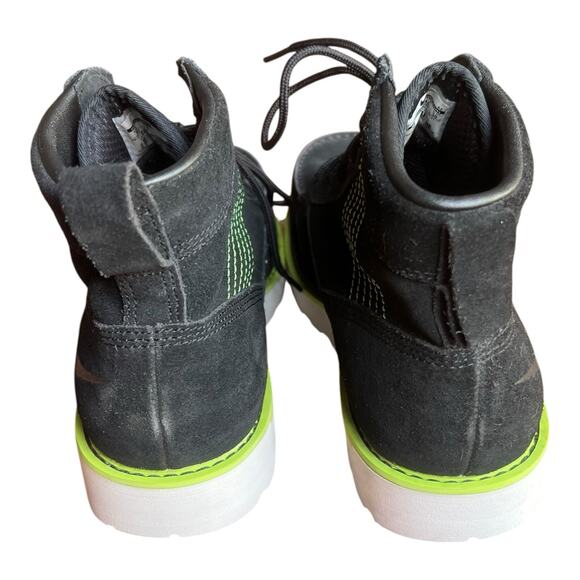 Nike ACG Kingman Boots Mens 2012 Black Volt Leather Suede 525387-030 Y2K NEW main image 5